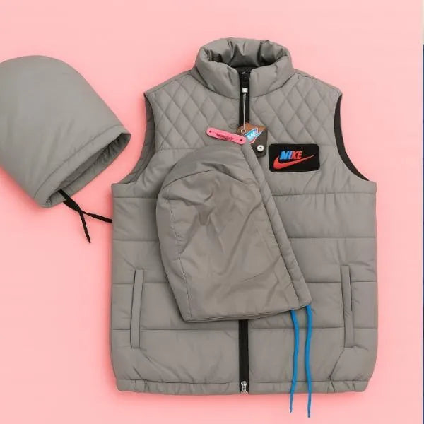 1 Pc Men's Parachute Printed Sleeveless Jacket